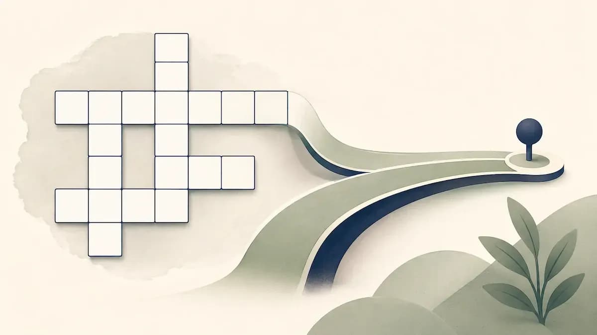 For crossword lovers who want a visual logic puzzle