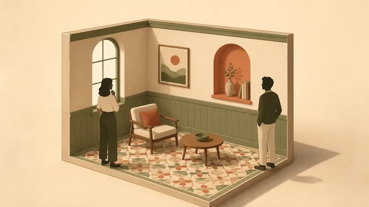 Room puzzles: how walls, floors, furniture, and people become deductions