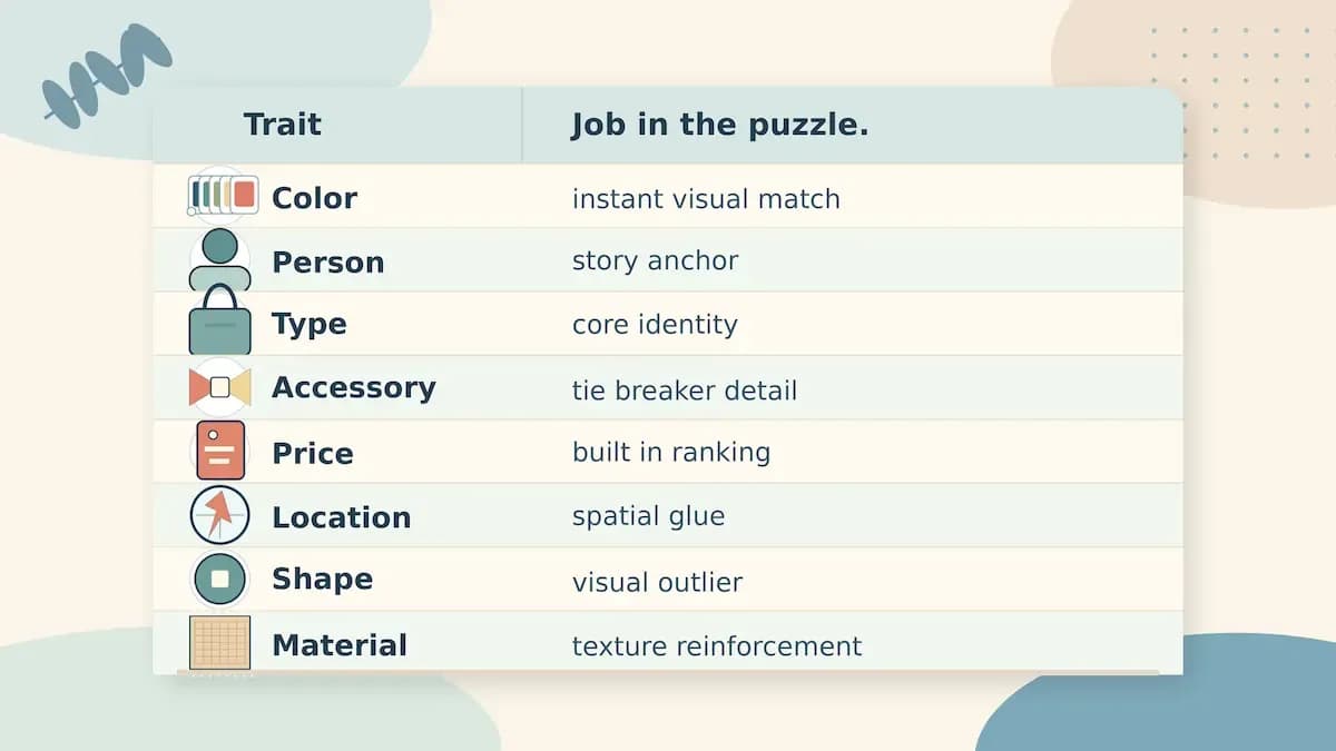 A simple two column infographic